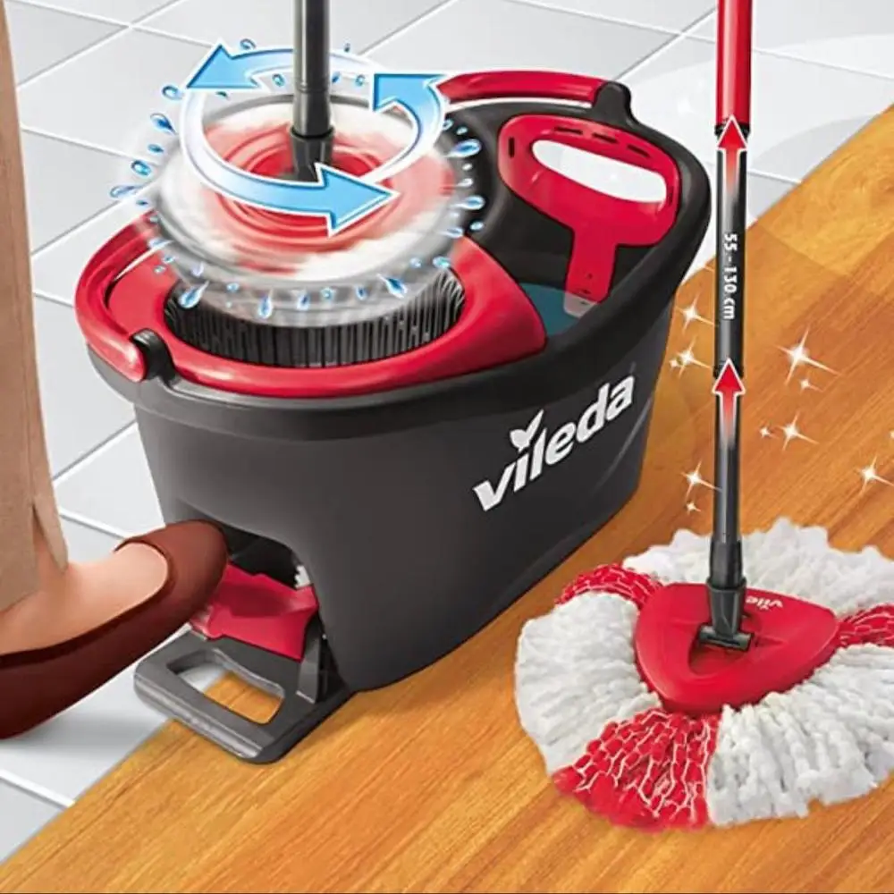 Оригинальная O-CEDAR спин EasyWring & Clean 55-130 см ручка Grey Красный/где заказать Швабра для промывания кедра 360 оптом