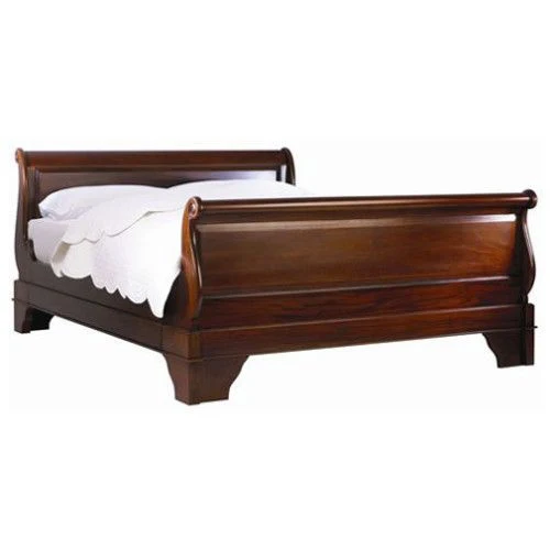 Классические винтажные сани из коричневого ореха деревянные кровати мебель для спальни под