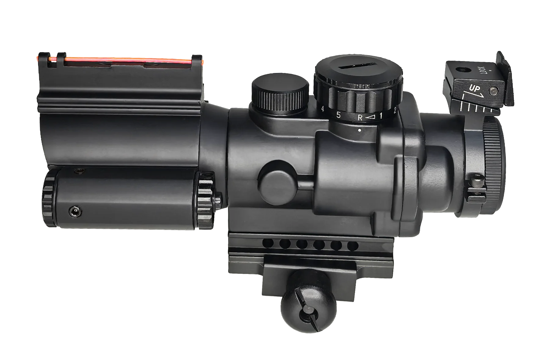 Foreseen NEW Hot Selling Optics 4x32 Aluminium Alloy Illuminated Compact Scope with Fiber Optic Sight for Hunting Outdoor