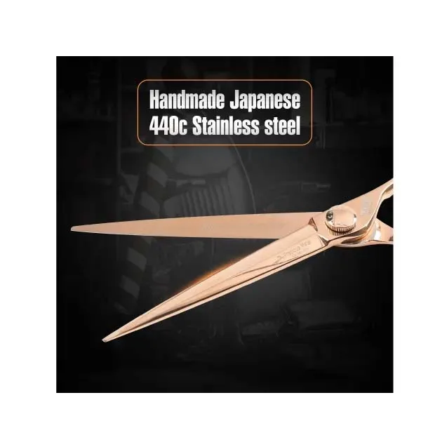 Powerful Salon Hair Thinning Scissors Wet and Dry Cutting Barber Supplies with Steel Handle Sharp Blade Tip Expert Beauty Tool