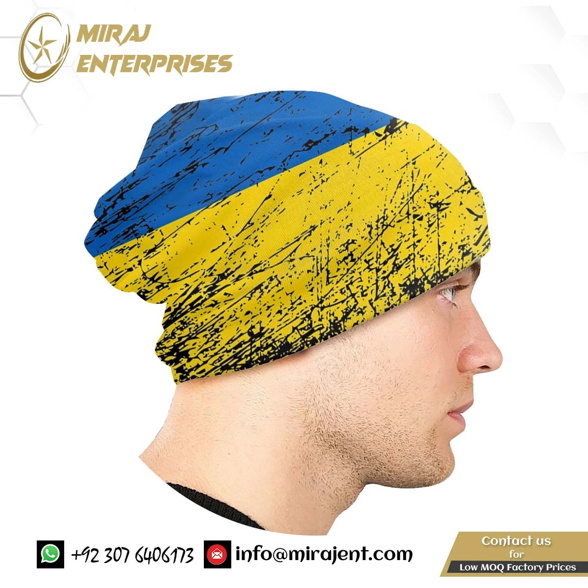 Unisex Cool Winter Warm Knitted Hat Adult Ukraine Bonnet Hats Ukraine Flag Ukrainian Beanies Caps For Men Women