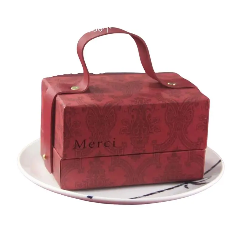New High-end Custom Size LOGO Printed Gift Box Hot Sale For Wedding