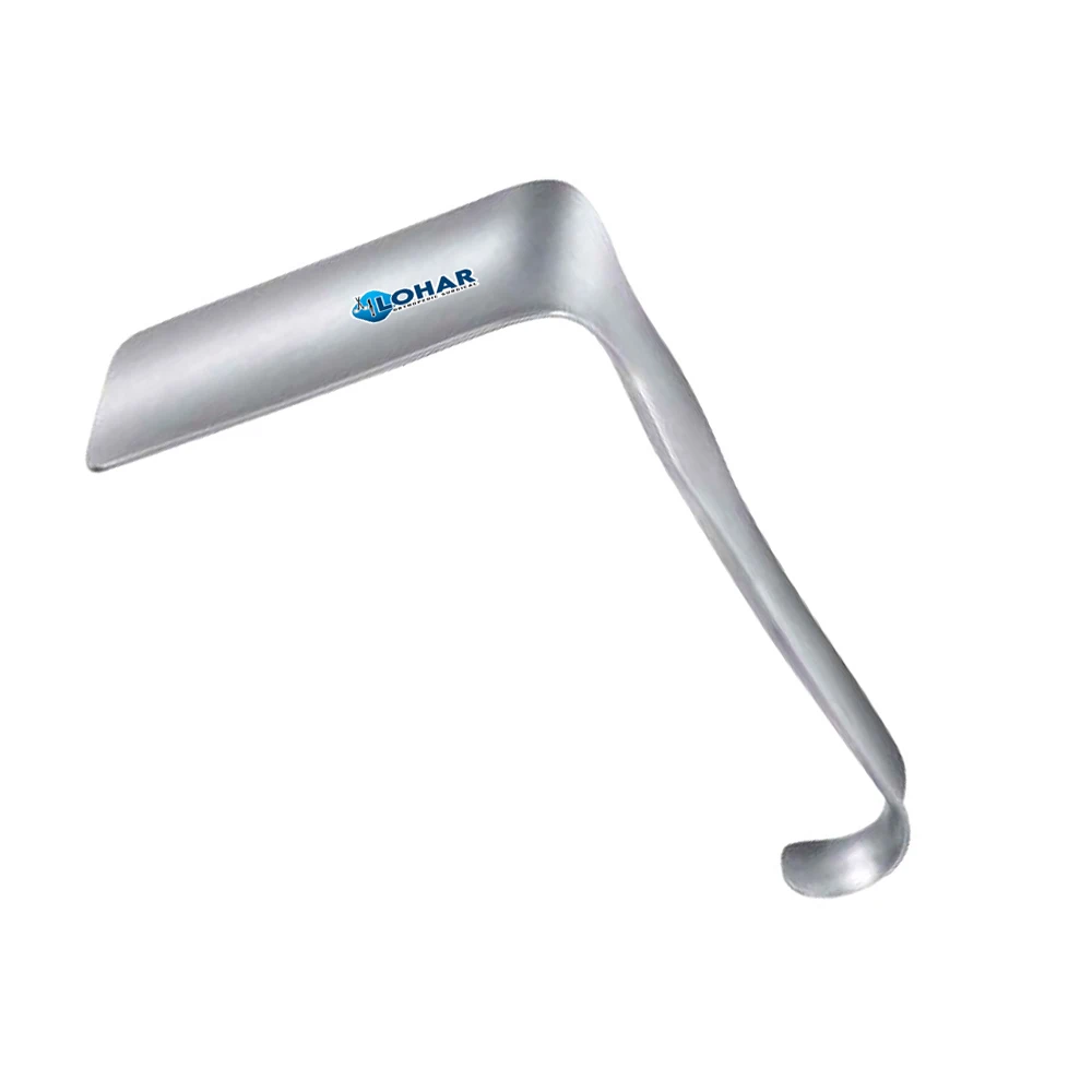 Top Quality Medical Surgical Stainless Steel Jackson Vaginal Retractor Slightly Concave 76 x 38 mm Surgical Instruments