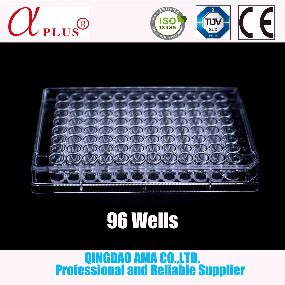Bio Lab Supplier Wholesale 96well Clear Flat Bottom UV-Transparent Microplate for Research