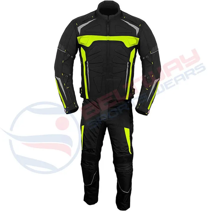 OEM Windproof Sport Bike Riding Custom Made Hot Sale Kawasaki White and Black Motorbike Suits Gloves Kawasaki  CE Approved