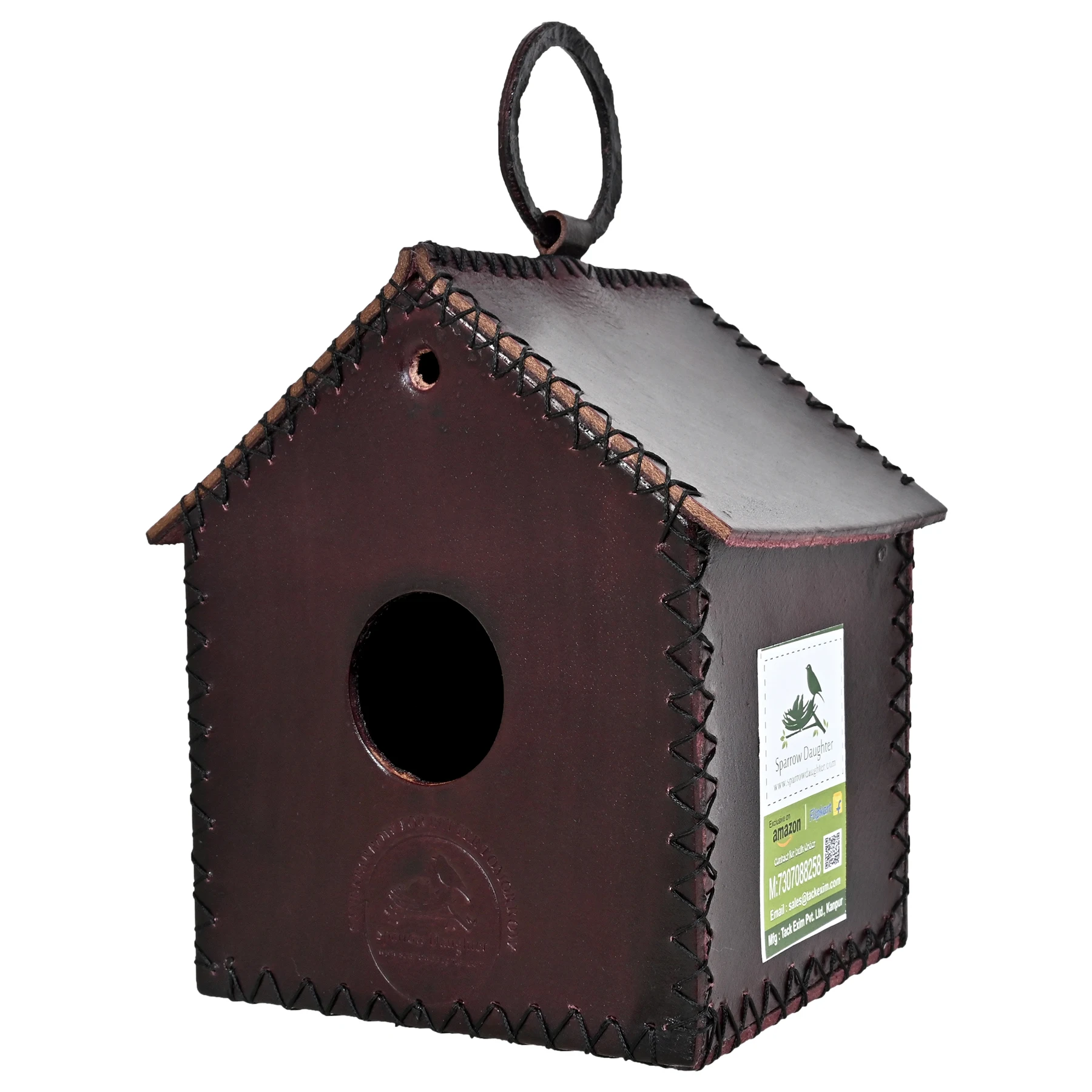SMALL BIRD CAGE HANDMADE REAL LEATHER BIRD HOUSE BIRD LIVING NEST HOUSE HIGH QUALITY PET CARE SHELTER ALL CUSTOMIZATION ACCEPTED