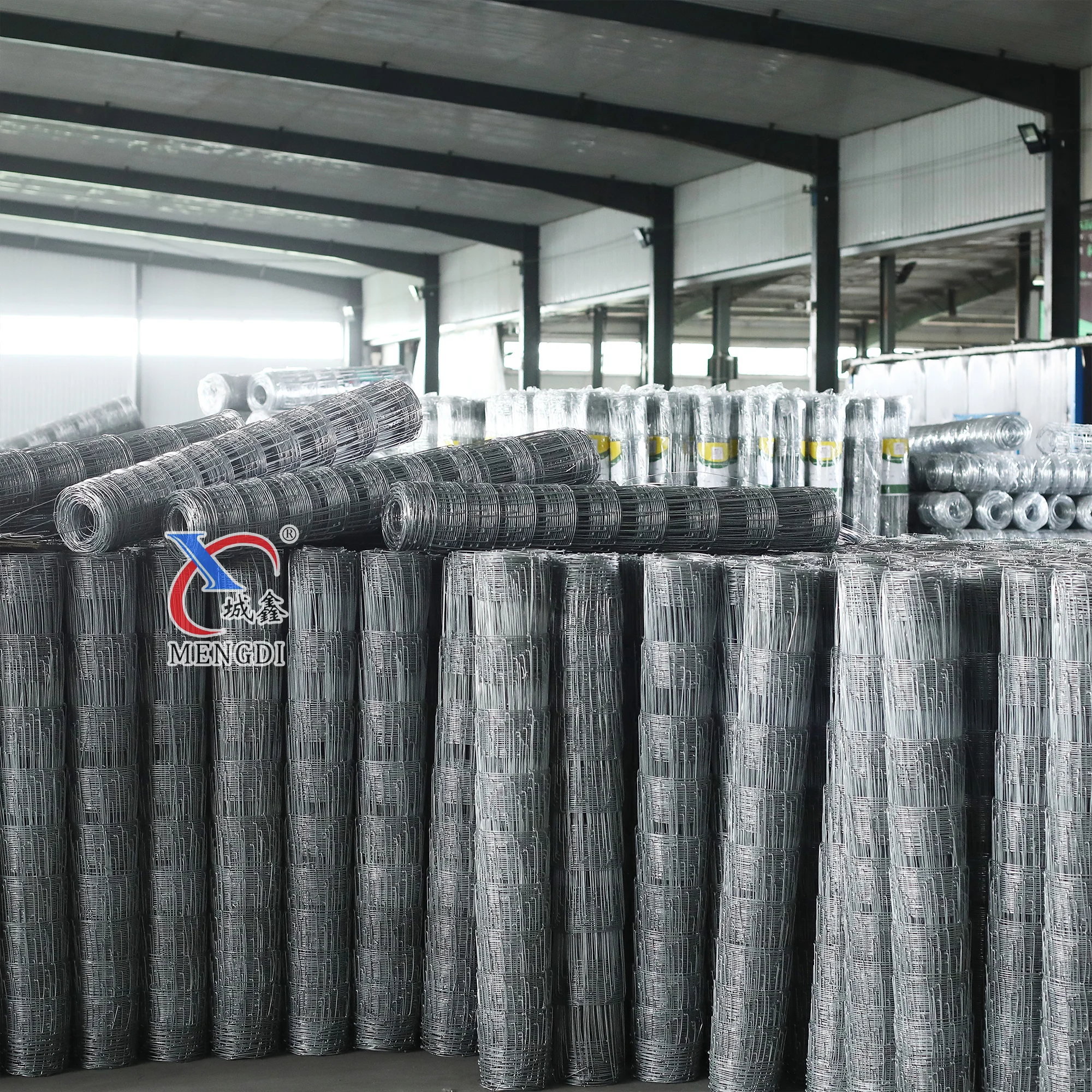 Hot dipped Galvanized Farm Husbandry Guard Field Fixed Knot Fence Wire Mesh For Sale