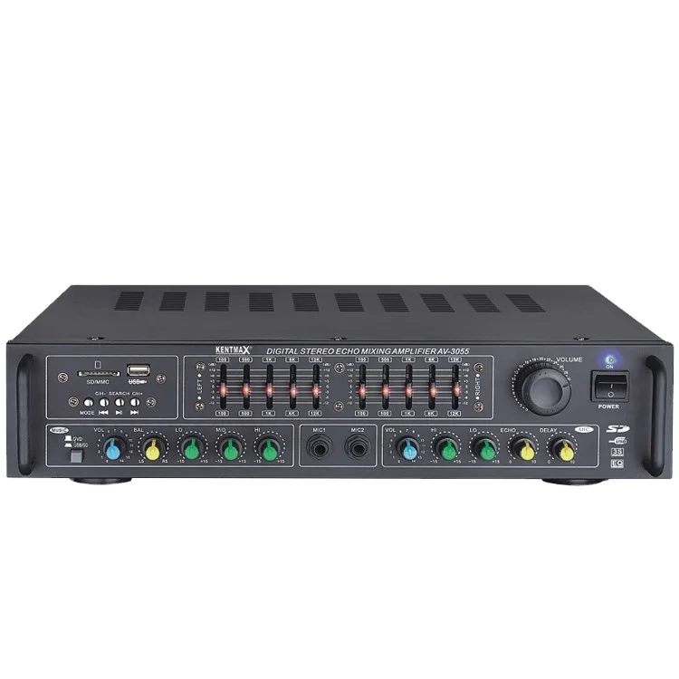 2022 Powerful Pro Audio Mixing Equalizer Mini Mixer Amplifier for Karaoke