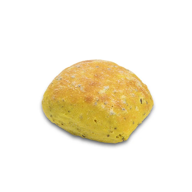 Premium quality Italian crusty Salty bun bread with turmeric and extra vergin olive oil 30g