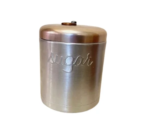 Metal Farmhouse Canister Metal High Selling Storage Bin Container Canister Tin Box for Home Kitchen