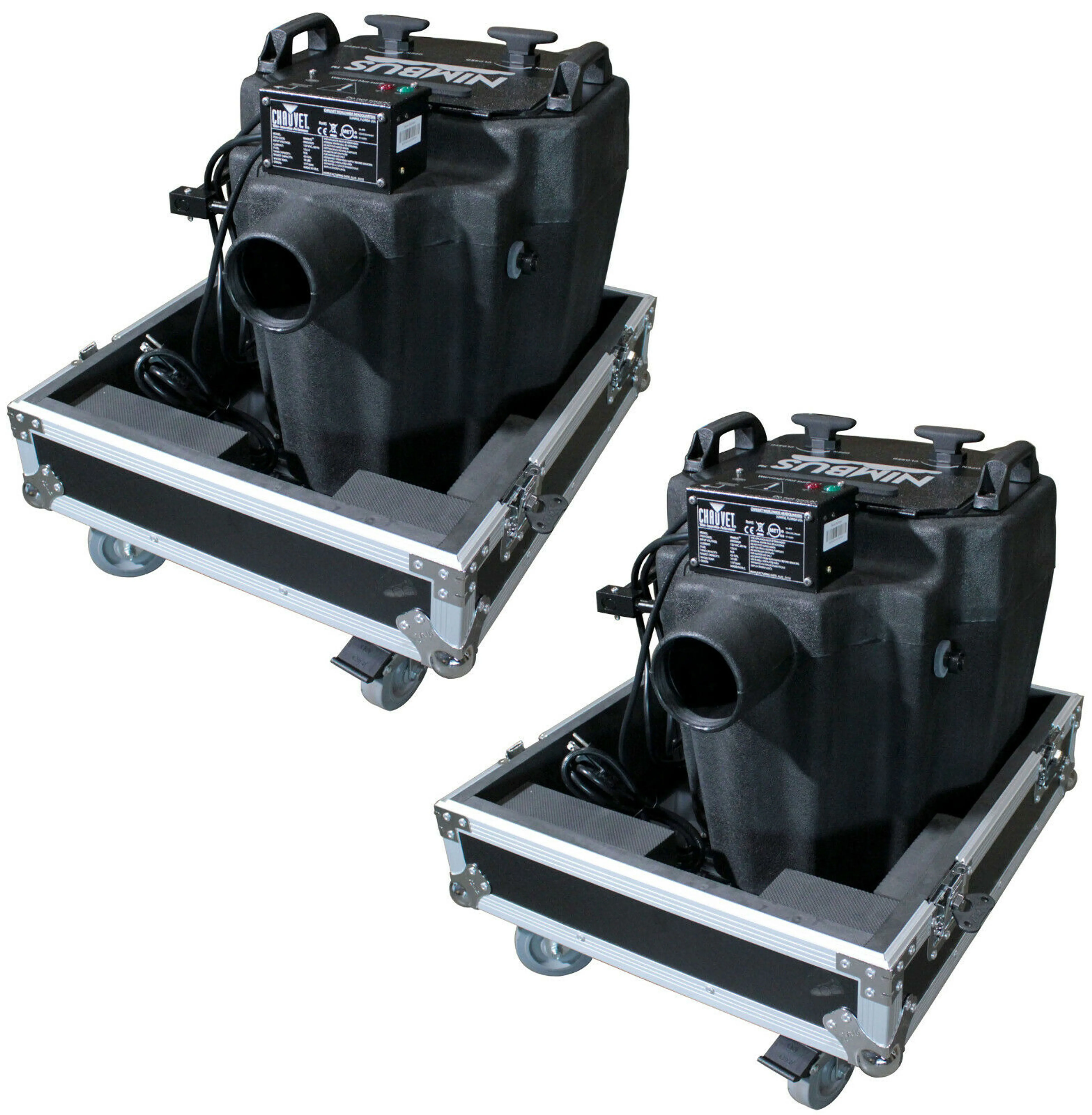 CHAUVE TDJ NIM BUS DRY ICE LOW LYING FOG / SMOKE MACHINE + 2X XS-CHNIM BUS CASE