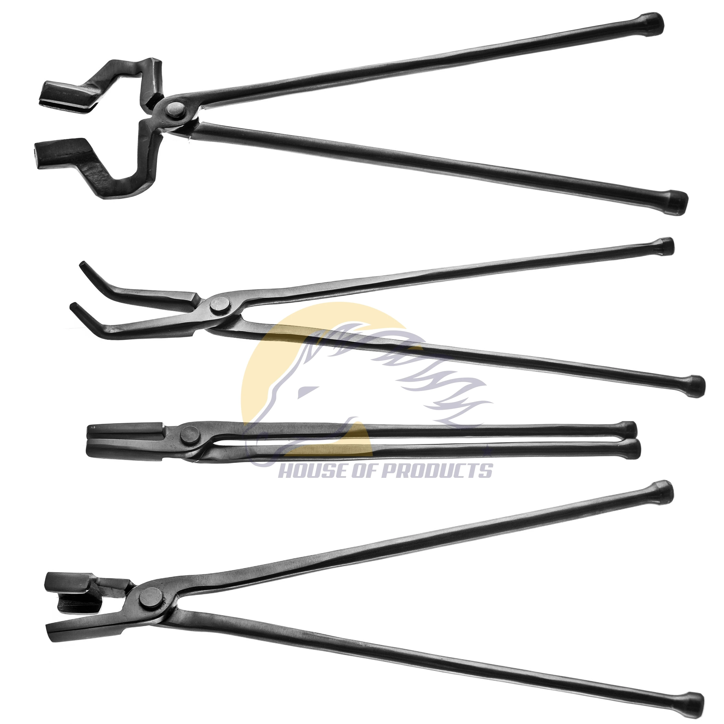 House of Products one of the leading Manufacturer and Exporter of Blacksmith Tongs Knife Making Tongs & Blade smith Tongs