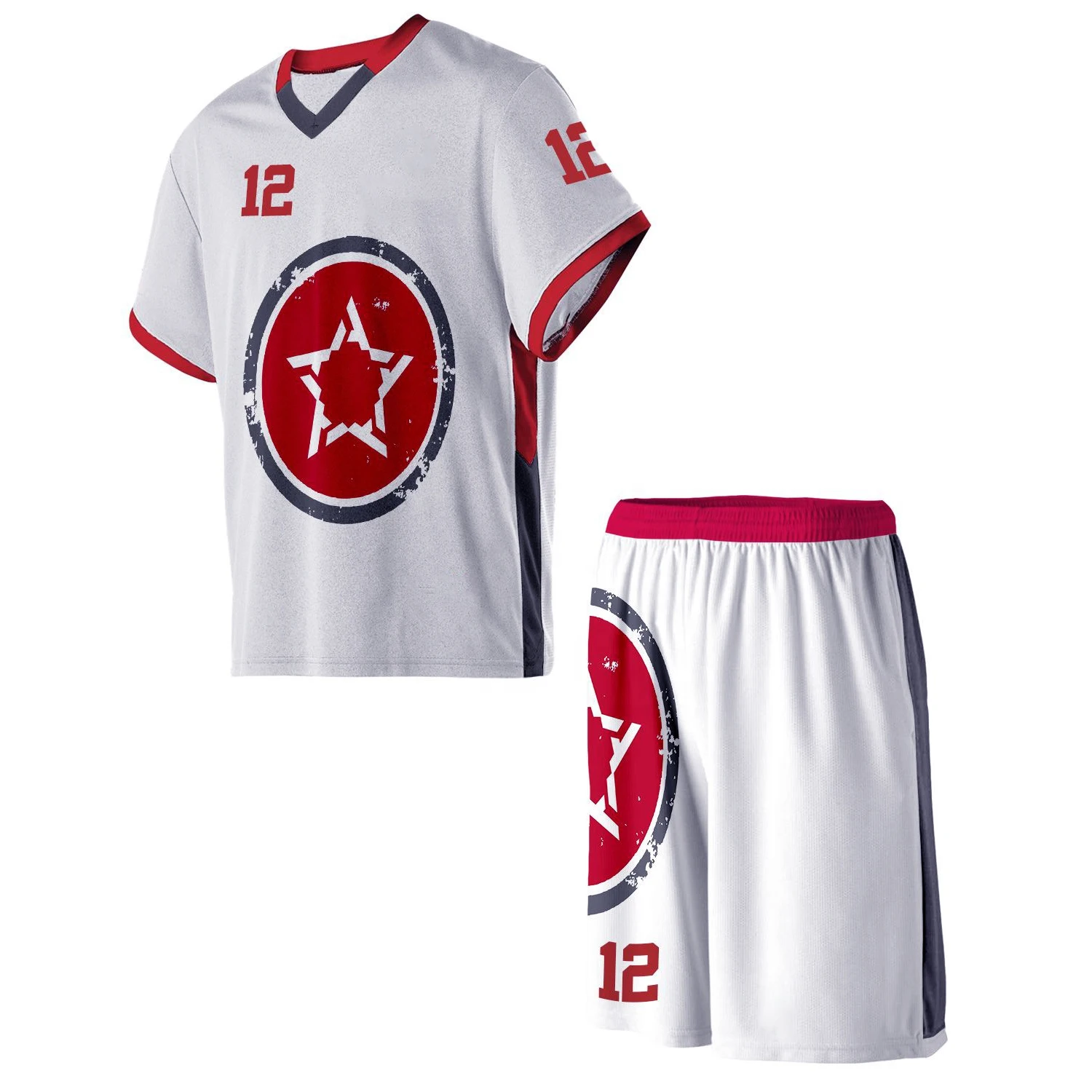 High Quality Men Lacrosse Uniforms Cool Breathable Reversible Lacrosse Jersey & Uniform Wholesale Custom Sublimated