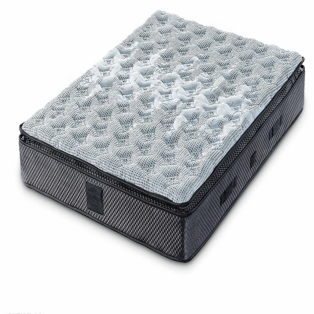 Queen Mattress, Gel Infused Memory Foam Mattress with Pocket Coil and Euro Top Design UK