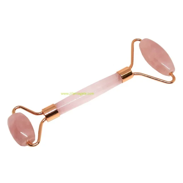 Best Seller Facial Massage Rose Quartz Stone And Jade Roller Massager For Face Beauty Pink Sale Gifts | Buy Jilaniagate