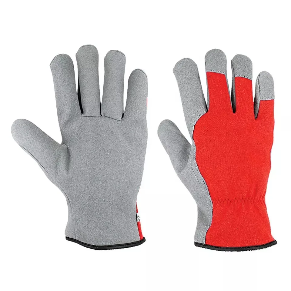 Sheep Leather Mechanics Work Gloves Industrial Assembly Safety Gloves