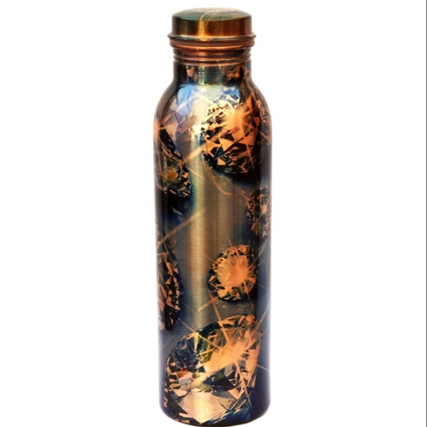 Ayurveda Benefits Copper Water Bottle Wholesale And High Quality Gym Copper Water Drinking Bottle