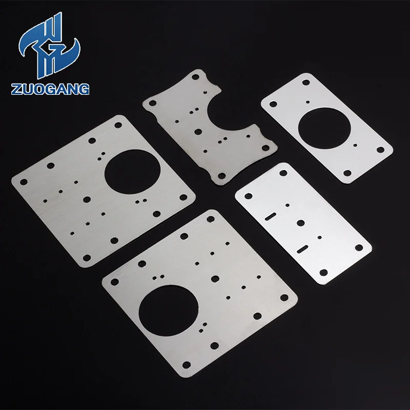 Zuo Gang Furniture Stainless Steel Hinge Side Mounting Repair Piece for Kitchen Cupboard Stainless Steel Hinge Repair Plates