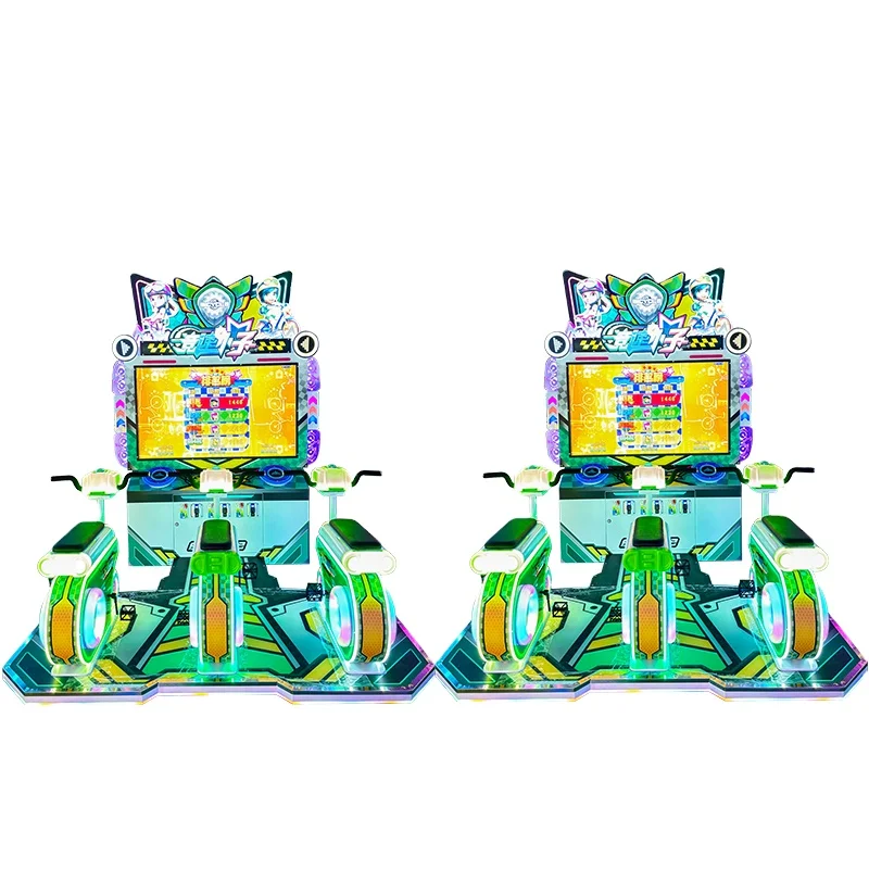 coin operated arcade bike simulator racing sports prizes hot sale gift exchange bike simulation equipment for sale