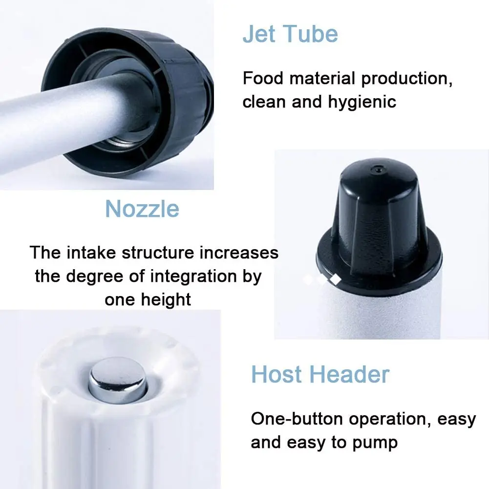 Portable Carbonated Soda and Sparkling Water Maker Machine for DIY Bubble Fruit Juice