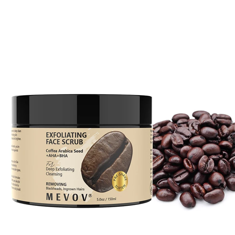 Coffee Face Scrub Fine Foam Balancing Oily man Facial Scrub