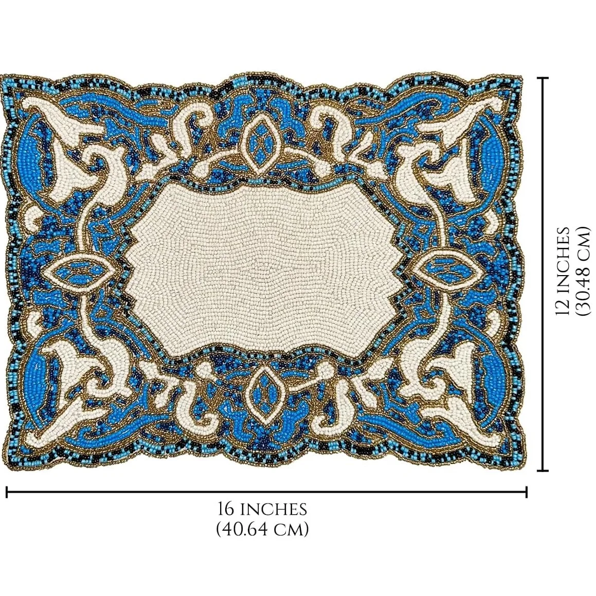 Luxury Kitchen Table Mat Beaded Placemat for Dining Table Use Restaurant Hotel Home Cheapest Price