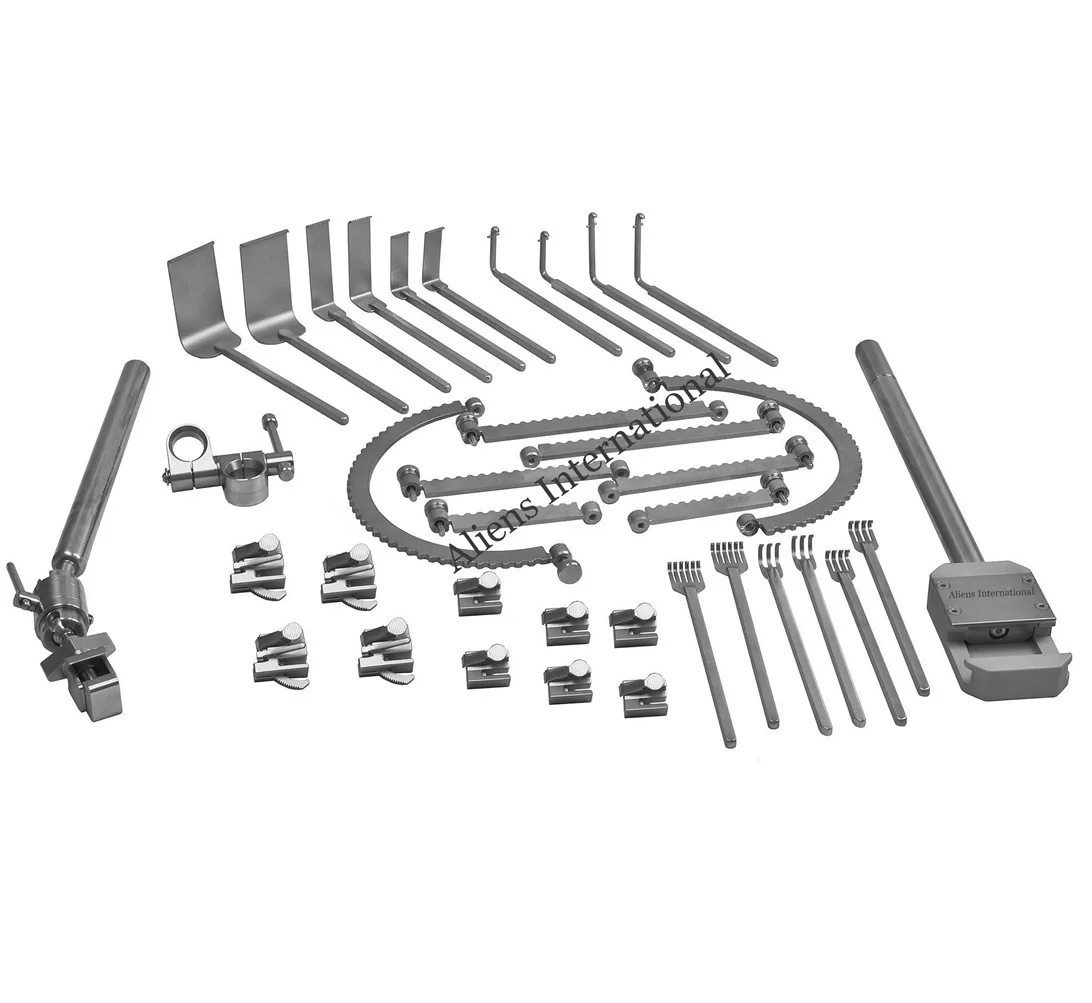 Bookwalter Self Retaining Table Mounted Abdominal Retractor Set for Open Surgery Bookwalter Retractor System
