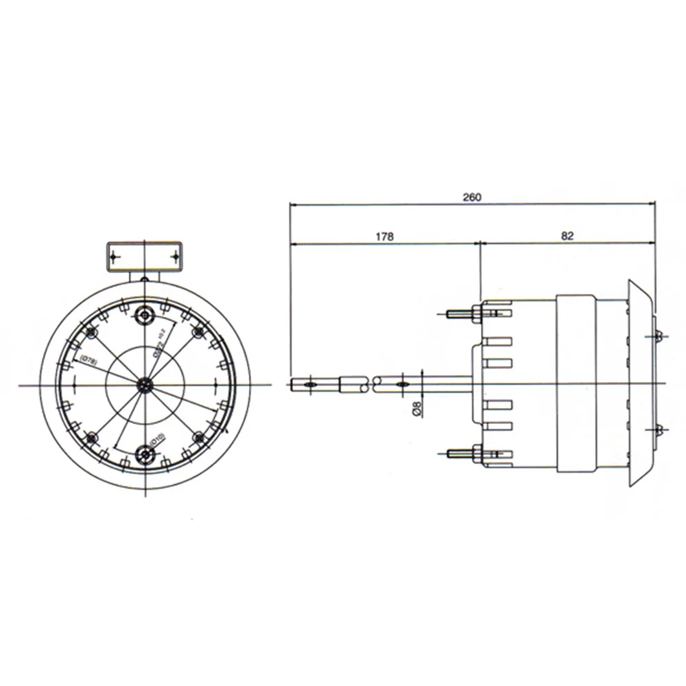 Assure Operational Efficiency and Performance AC Electric Motors induction motor capacitor-run type made in Korea RM-13A