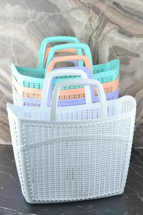 Jute beach and shopping bag durable woven design BPA-free multipurpose reusable tote for grocery beach laundry basket Turkey