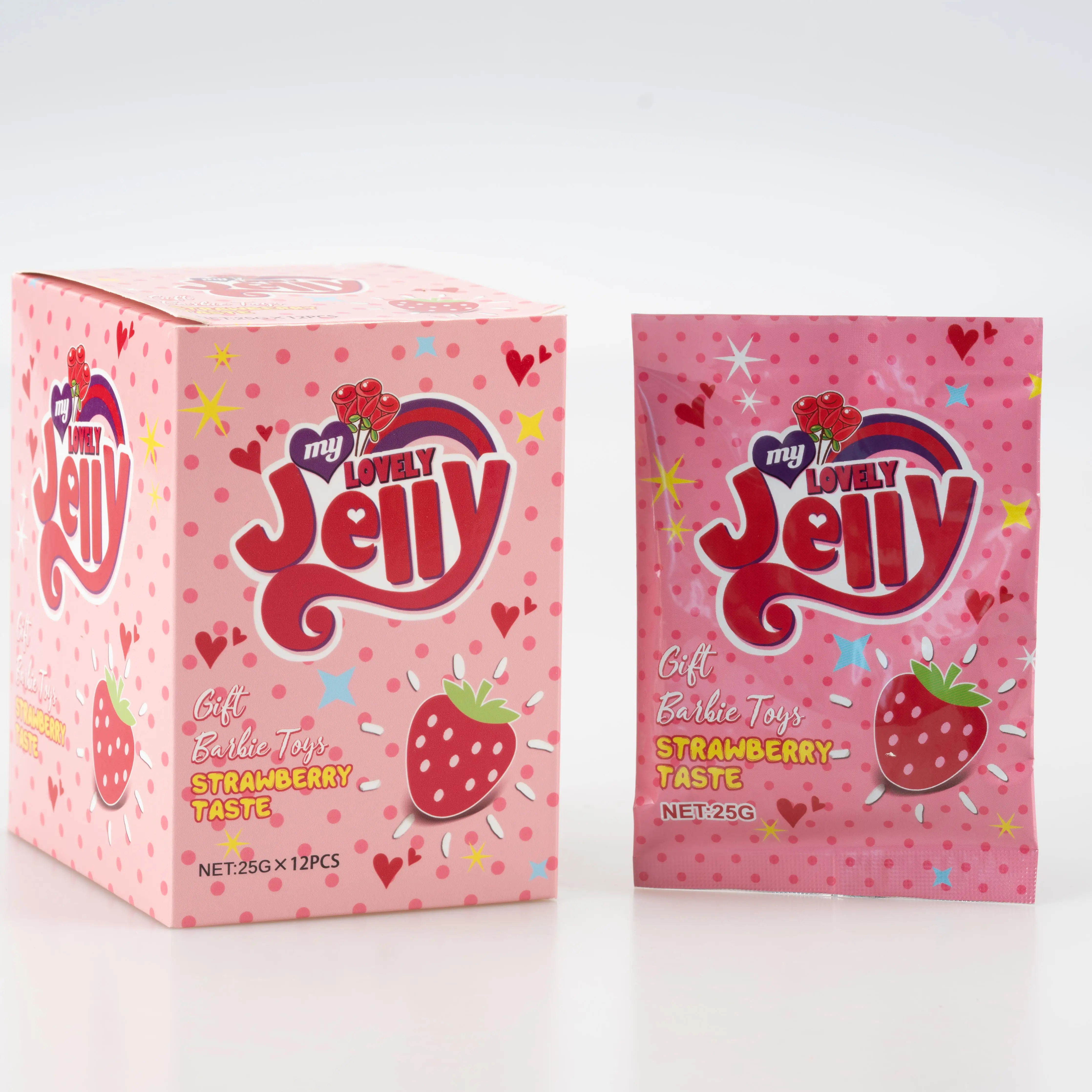 Wholesale candy factory girl gummy candy wholesale jelly fruits gummy candy OEM package surprise bonbon bulk sweets