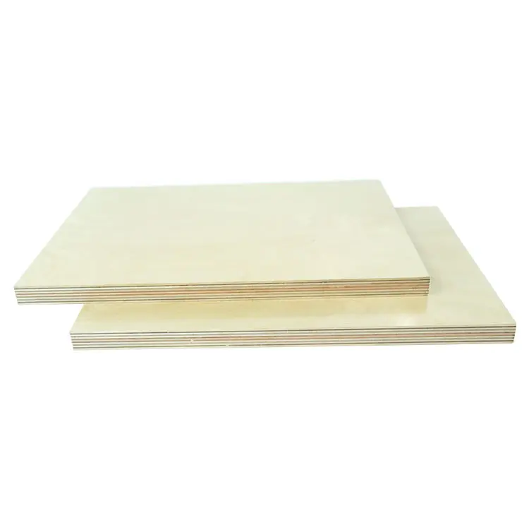 Good manufacture Factory Price Birch Waterproof weight 2mm 18mm laminated wood Birch Plywood - grade CC sheet