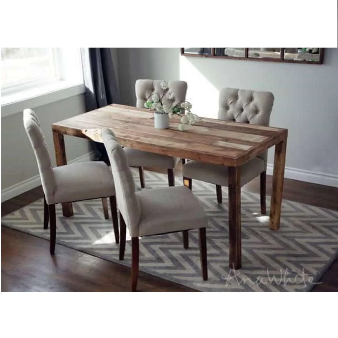 Home Furniture Dining Room Set Handmade Handicraft Dining Room Furniture Dining Table Mango Wooden Indian Handcrafted for sale