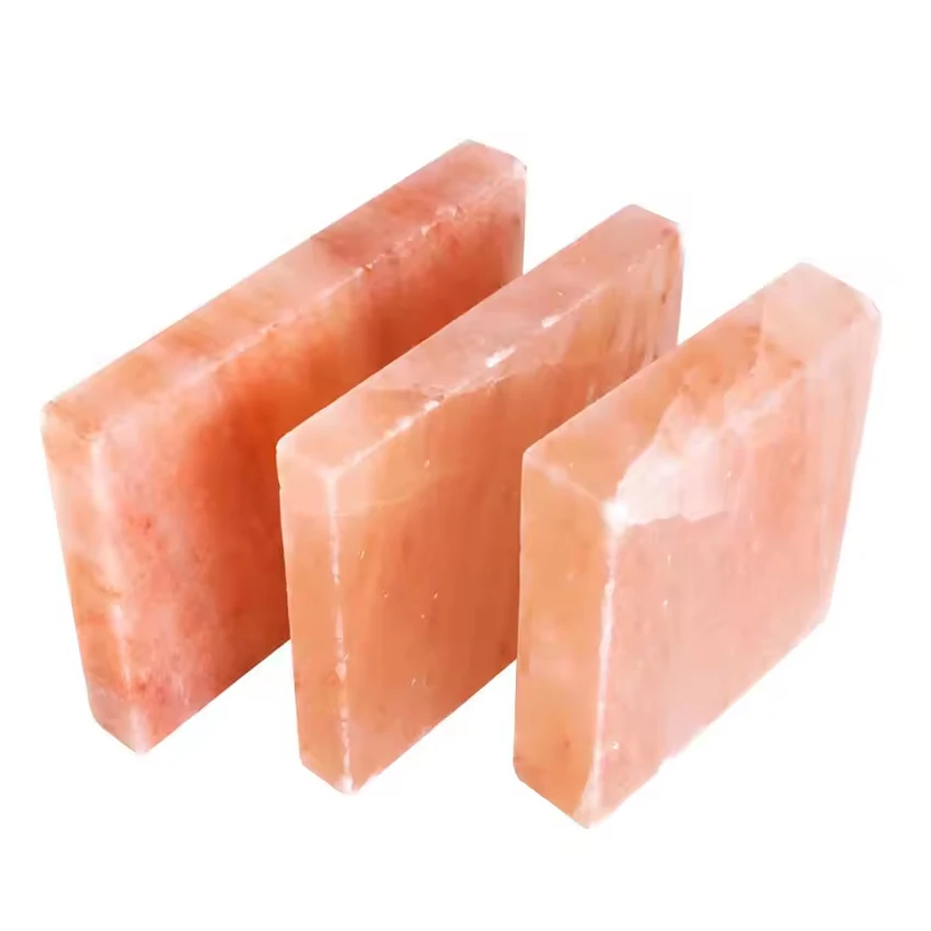 100% Natural Himalayan Salts Hot Sale Crystal Salt Plate Himalayan Rock Natural Pink Himalayan Salt Bricks For home decoration