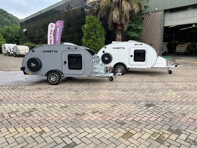 CARETTA 1500 TEARDROP TRAILERS CAMPER CARAVAN RED SPECIAL COLOUR EU STANDARD