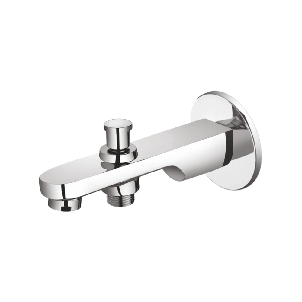 Modern Bath Tub Spout with Button Attachment Faucet Taps Kitchen Bathroom Accessories Custom Size Made Brass Ceramic Valve Core