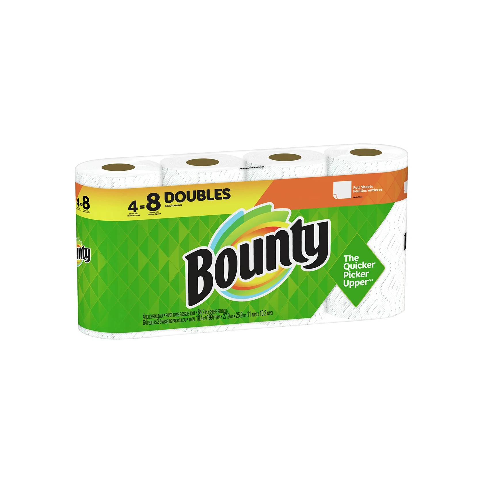 Bounty Select-A-Size Paper Towels, Double Rolls, White, 90 Sheets Per Roll, 6 Count