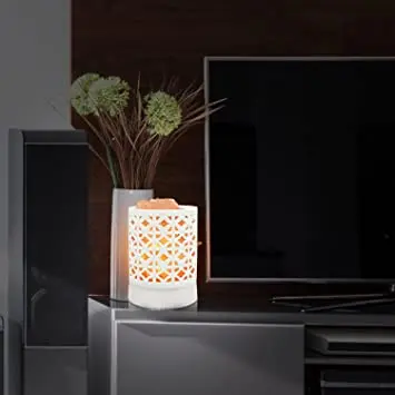 Metal Round Salt Lamp