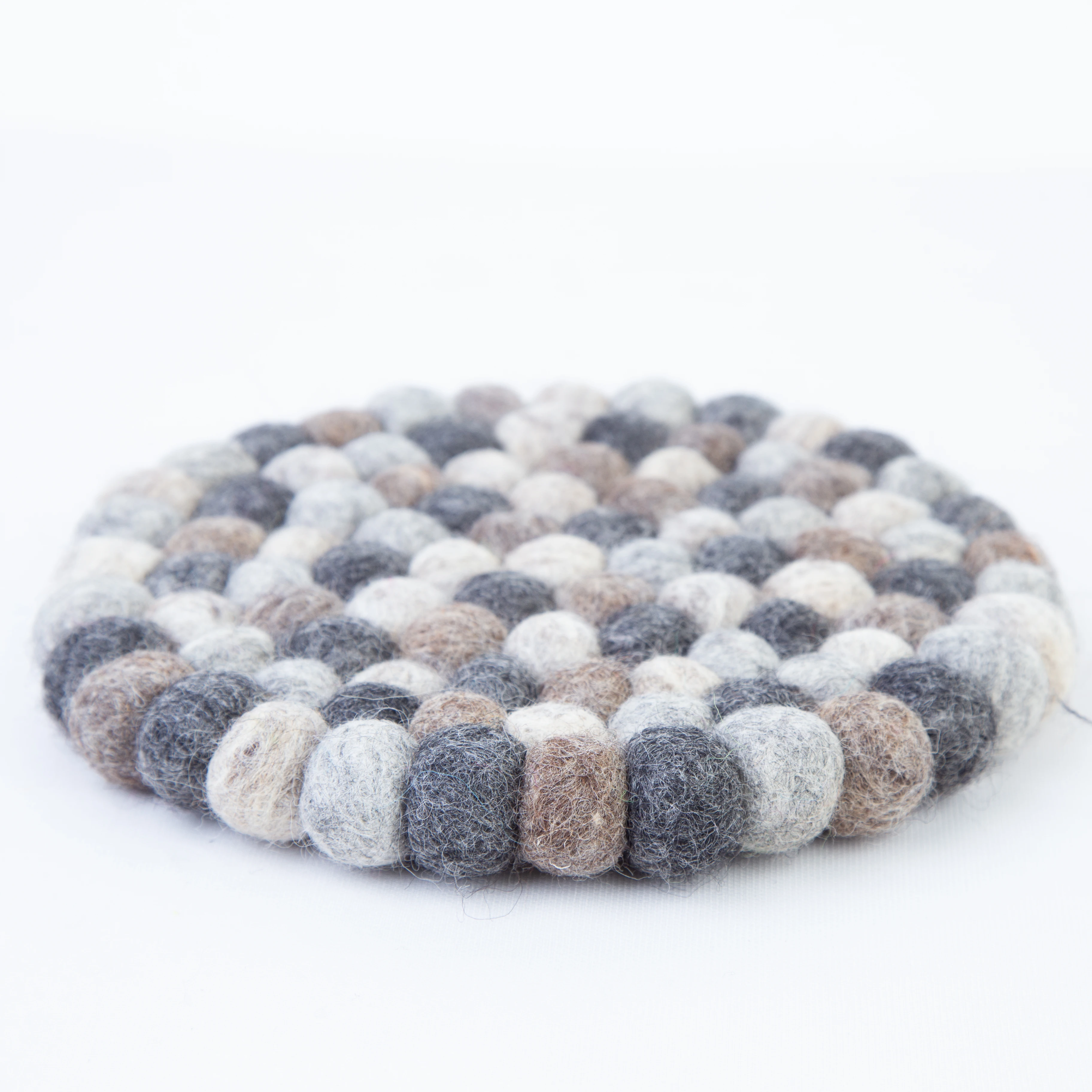 High Quality  Felt Ball Coasters Soft Comfortable Table Car Beer Trivets with Sublimation Design Available at Price