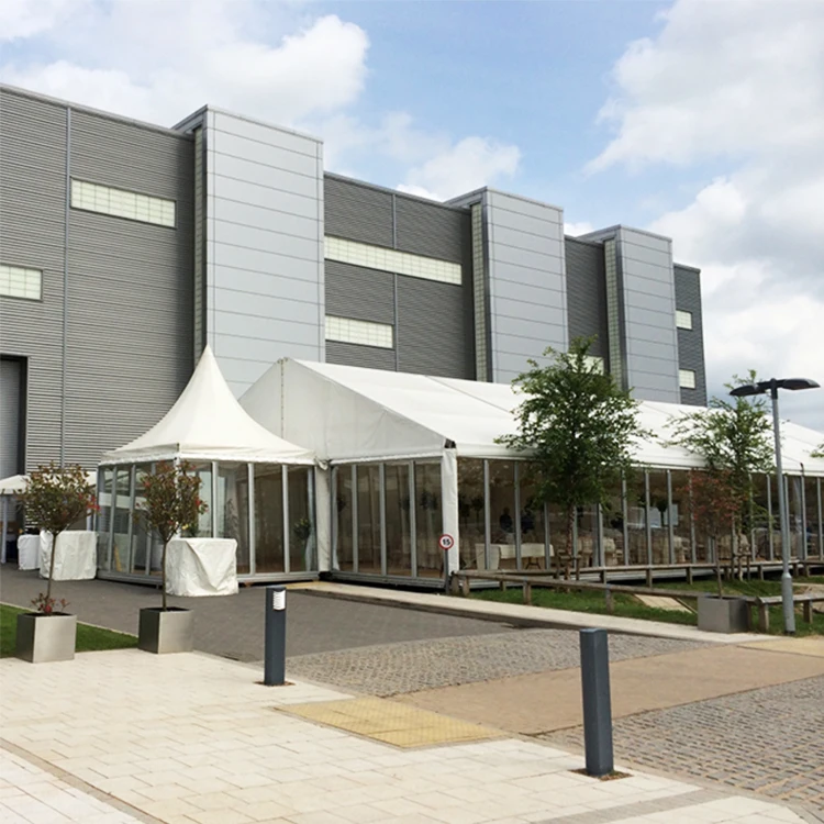 Large Industrial Shelter Tent 15m 20m 25m Width Aluminum Warehouse Storage Big Function Tents Temporary Structure For Industrial