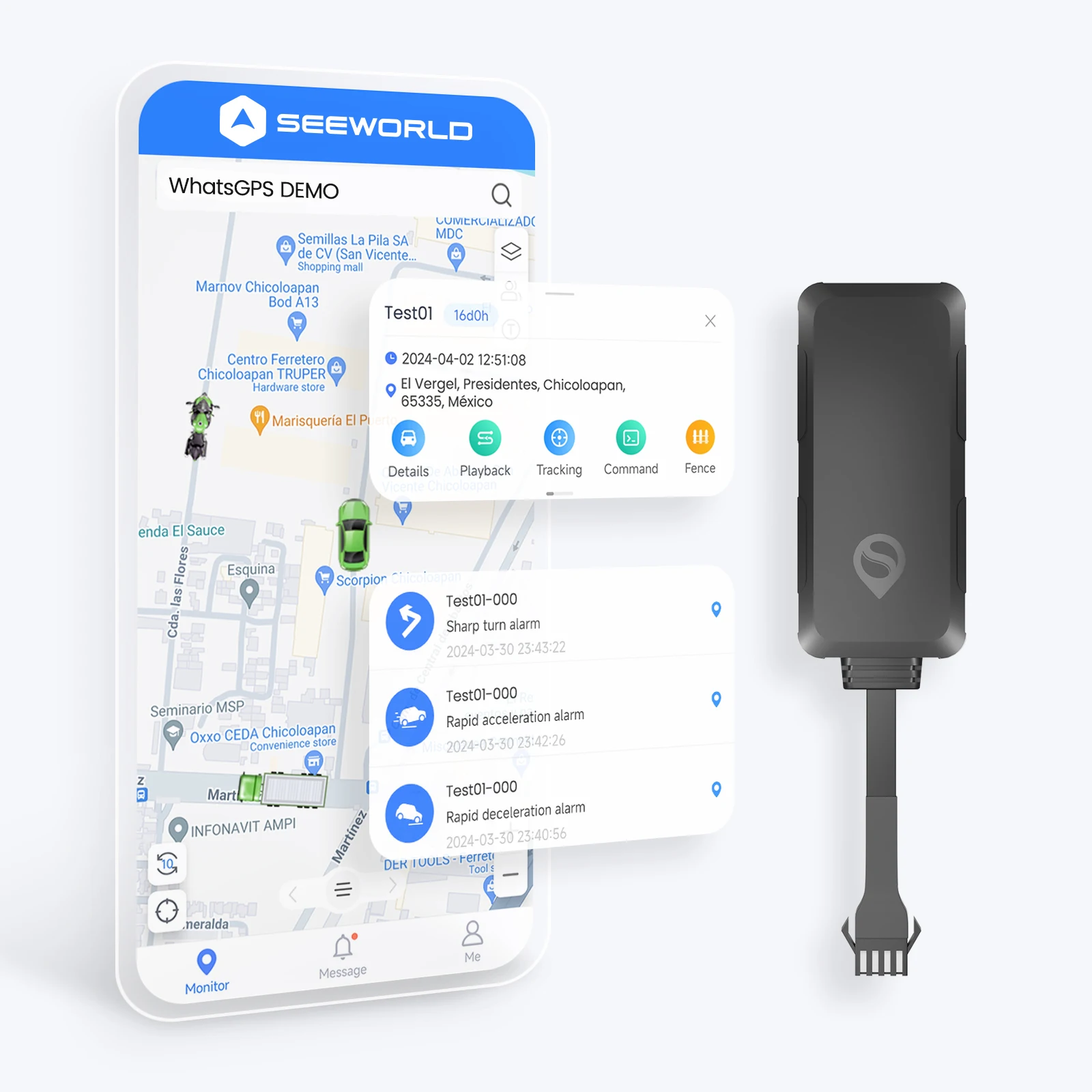 Portable Car Bike Locator Cut Off Engine GPS Tracking Device Vehicle Fleet Location Tracker by Smart Phone Or PC