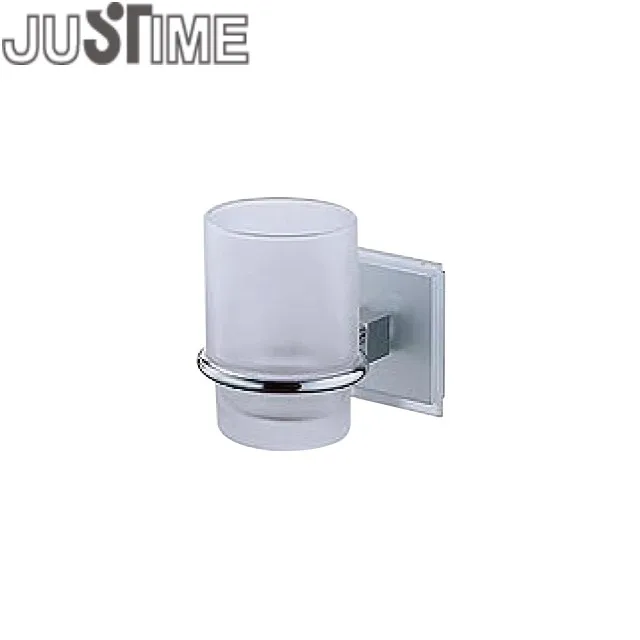 JUSTIME Happiness стильный Премиум металлическая конструкция полированный хромированный стеклянный держатель с матовым стеклом