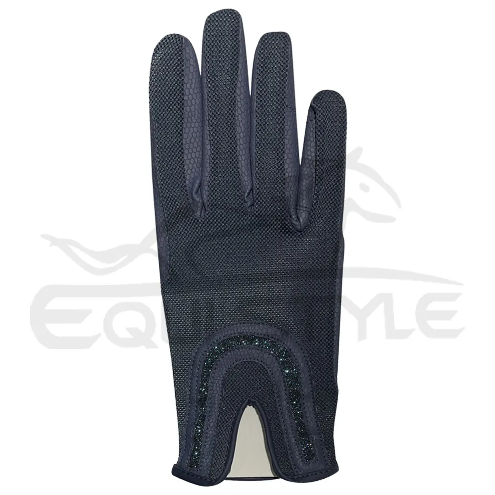 Blue Women Horse Riding Gloves Pakistan Wholesale Manufacturer Factory Direct Top Quality Bulk Quantity Ladies Equestrian Gloves
