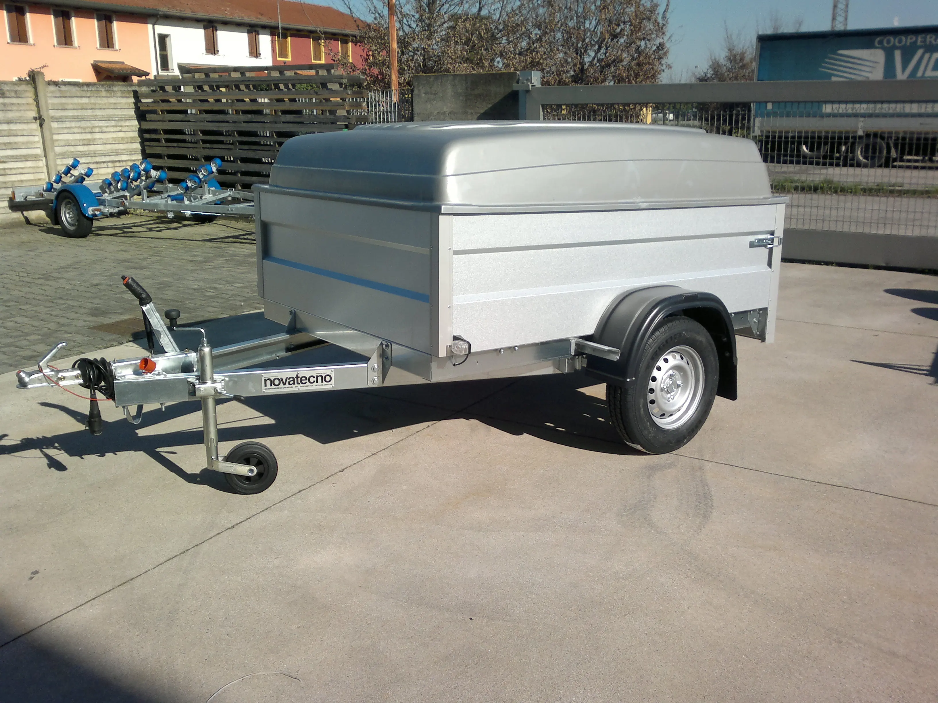 Italian quality braked trailer perfect for work hobbies and freetime trailer 282 KARTY MAX Cf
