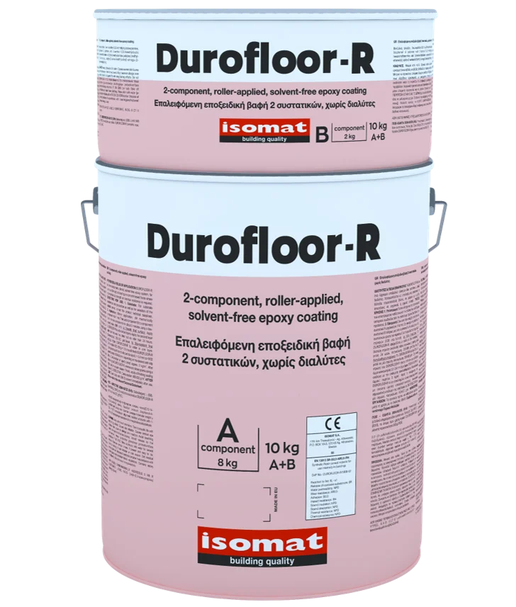 2-component, roller-applied, solvent-free epoxy coating | DUROFLOOR-R