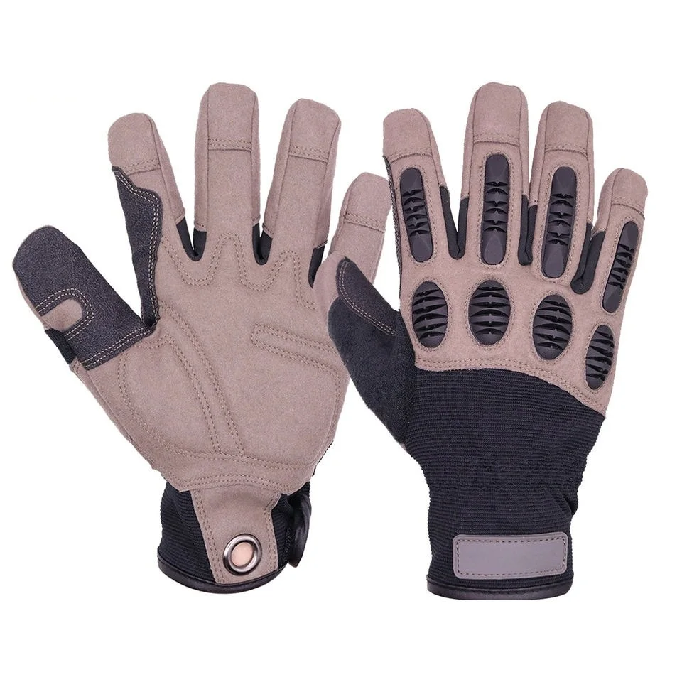 Vibration Hand Safety Work Impact Gloves TPR Heavy duty Mechanical Gloves Cut level 5 Resistance Gloves