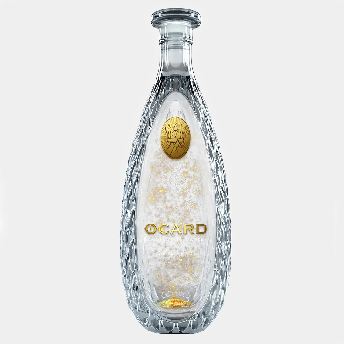 Уникальная Высококачественная натуральная питьевая вода Ocard 700 мл с 24-каратными антистрессовыми и омолаживающими