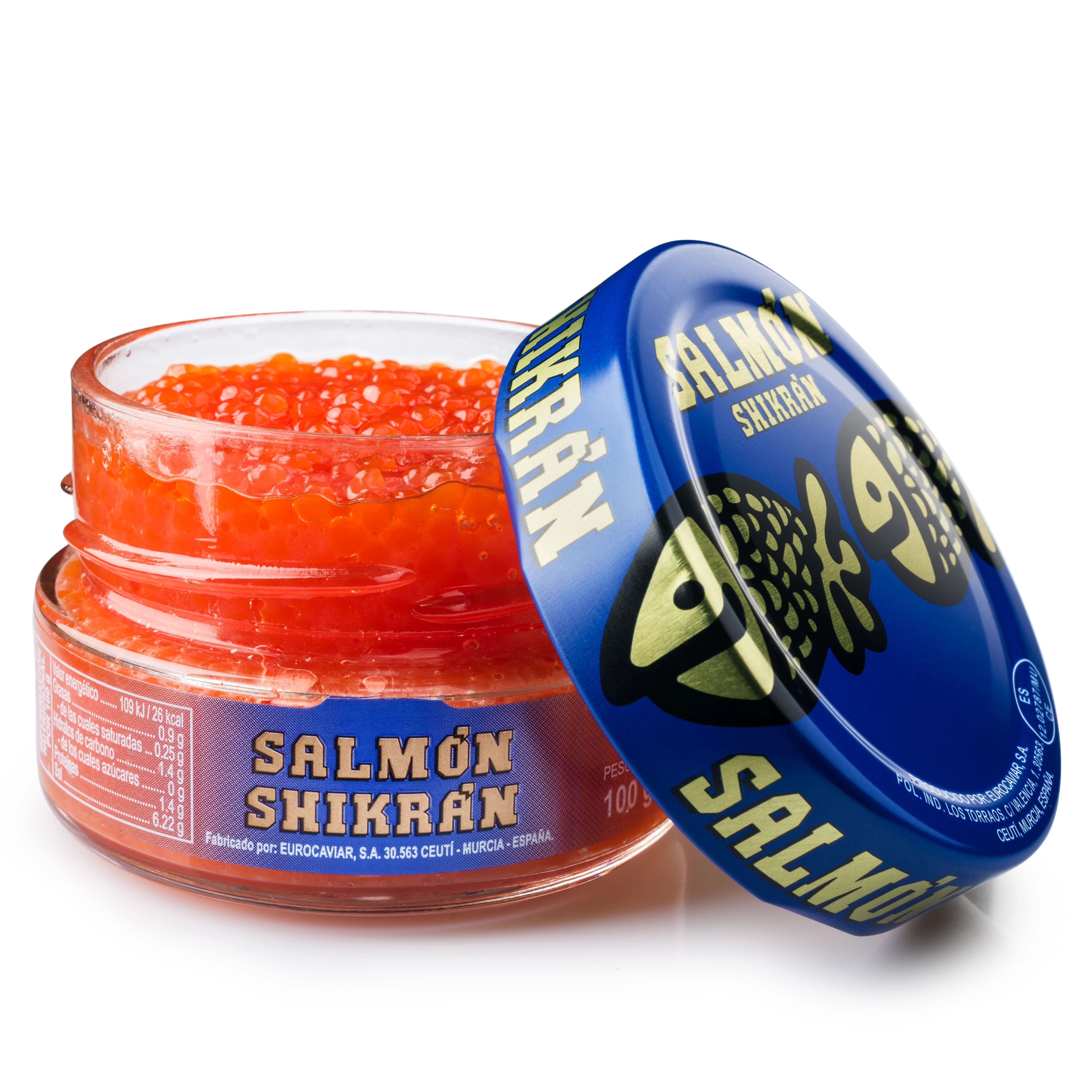 Well known made in Spain 100g smoked salmon in spheres for food service