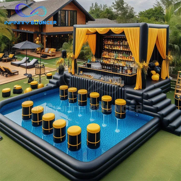 Outdoor Inflatable Swimming Pool bar Water Toys Pvc Bars for Party