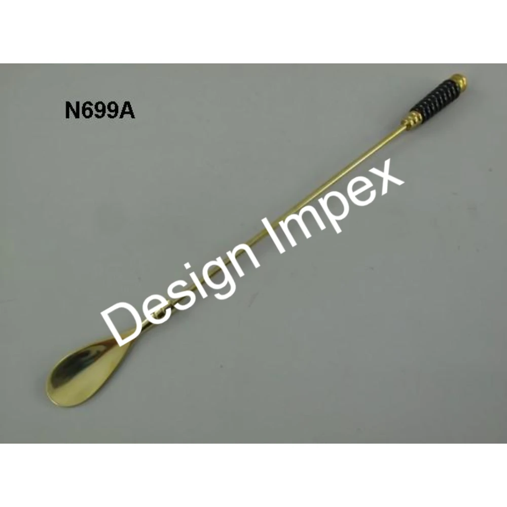 Super Gold Shoehorn Stick With Nautical Ship Wheel Handle Hot Selling Mens & Womens Shoe Wearer Metal Elegant Heels Lifter Stick