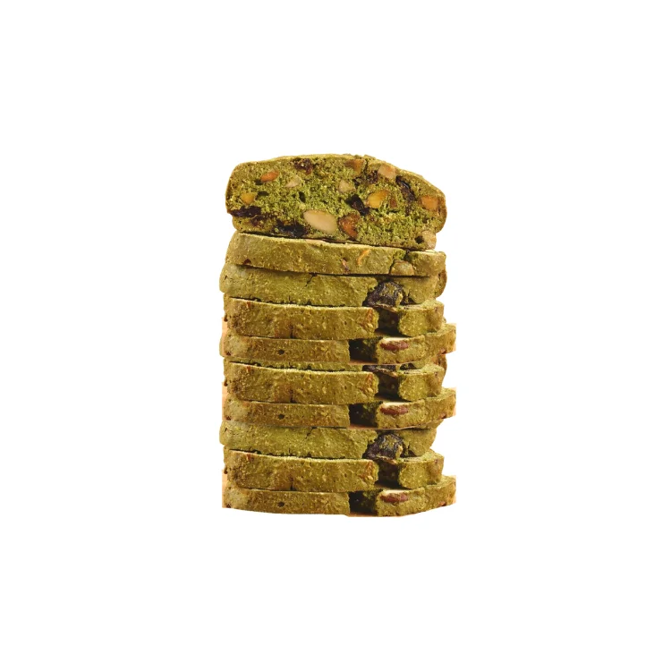 Delicious Healthy Matcha Cranberry Almond Biscotti Vietnam Manufacturer Mixed Nut Biscuits Eat Directly Wafers Biscuits Cookies
